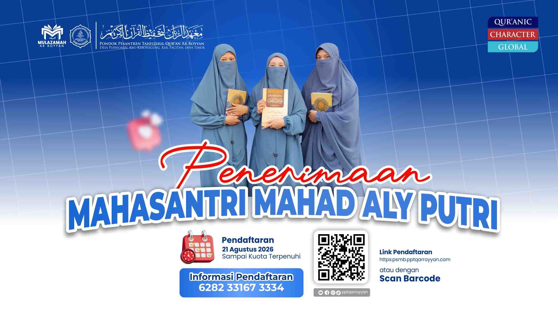 Ma’had Aly Tahfizh & Mulazamah Putri