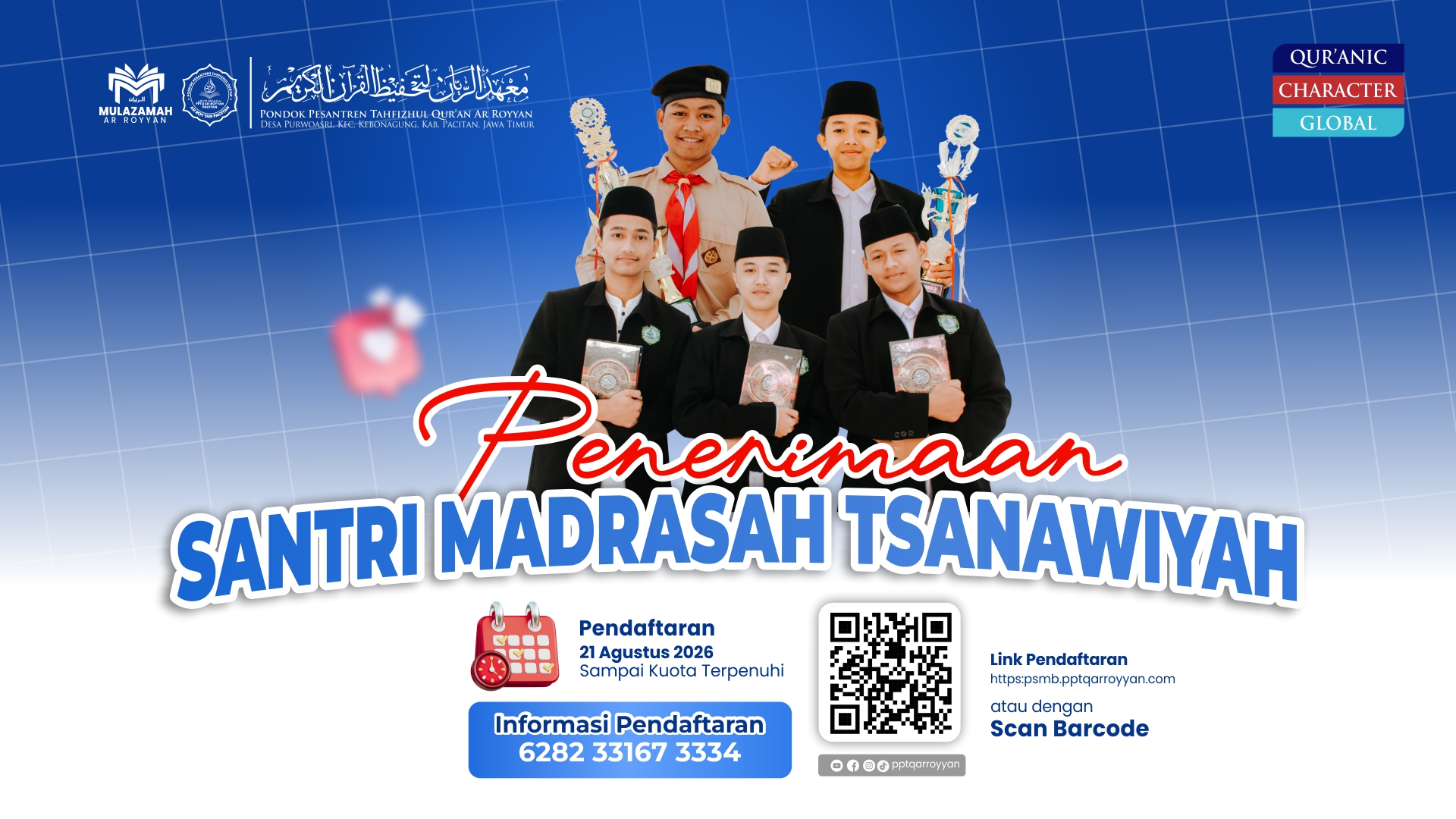 Madrasah Tsanawiyah (MTs) Tahfizh & Mulazamah